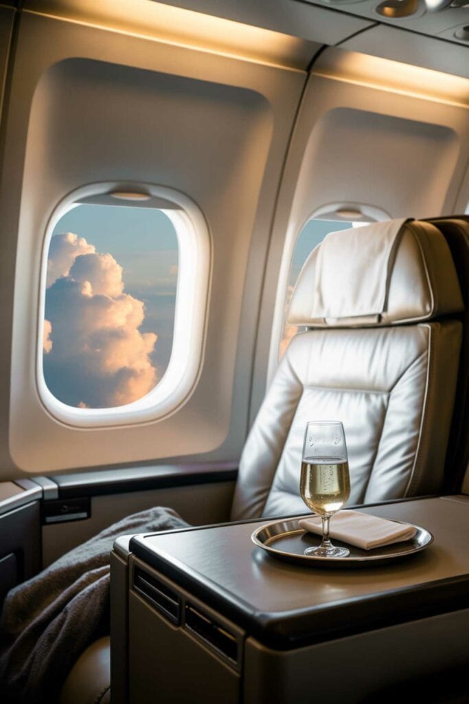 9. First Class Airplane Seat - Wealth Building Vision Board 9. First Class Airplane Seat - Wealth Building Vision Board