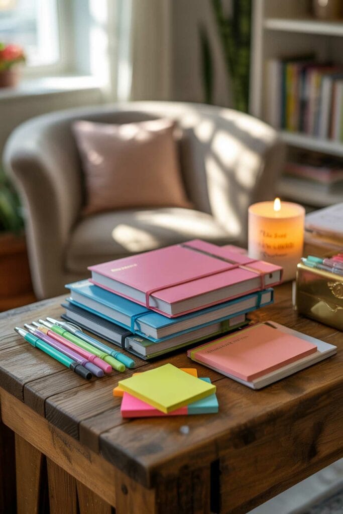 10. Stacks of Journals or Planners - Wealth Building Vision Board 10. Stacks of Journals or Planners - Wealth Building Vision Board