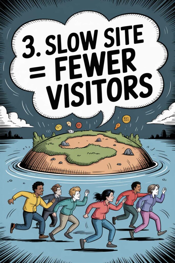 3. Slow Site = Fewer Visitors (and a Whole Lotta Frustration) 3. Slow Site = Fewer Visitors (and a Whole Lotta Frustration)