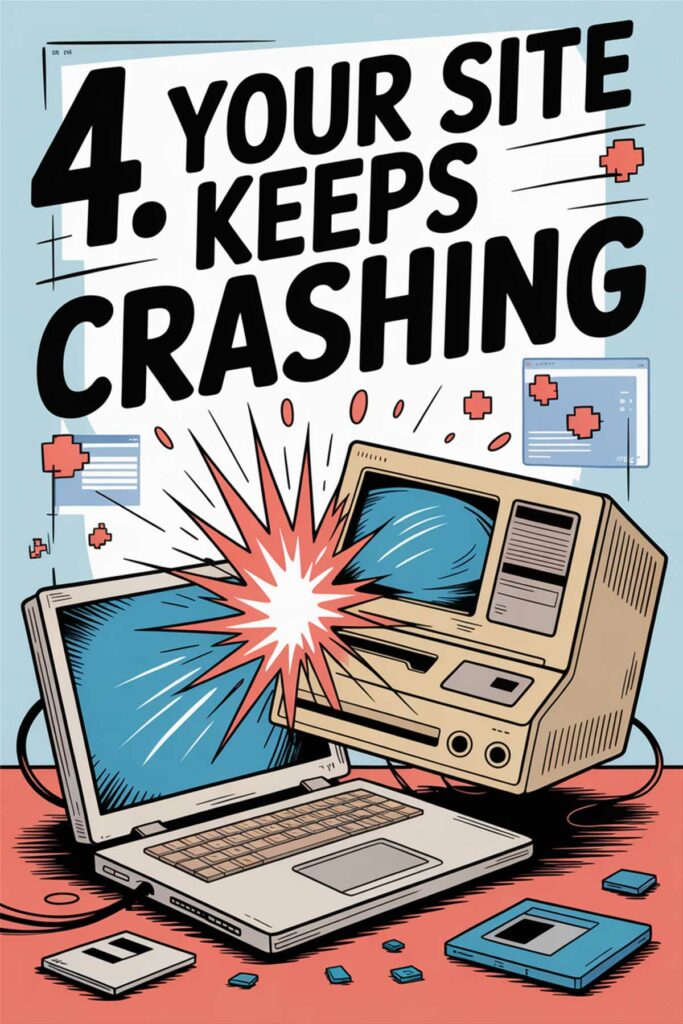 4. You Can’t Grow If Your Site Keeps Crashing 4. You Can’t Grow If Your Site Keeps Crashing
