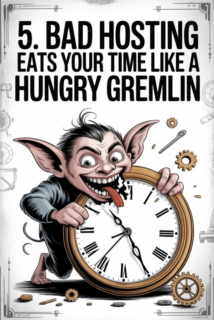 5. Bad Hosting Eats Your Time Like a Hungry Gremlin 5. Bad Hosting Eats Your Time Like a Hungry Gremlin