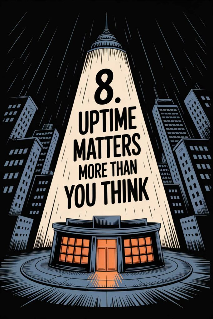 8. Uptime Matters More Than You Think 8. Uptime Matters More Than You Think
