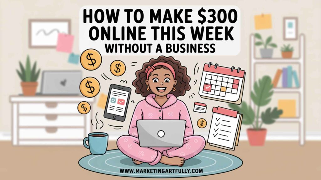 How To Make $300 This Week Online (Without Starting a Business)