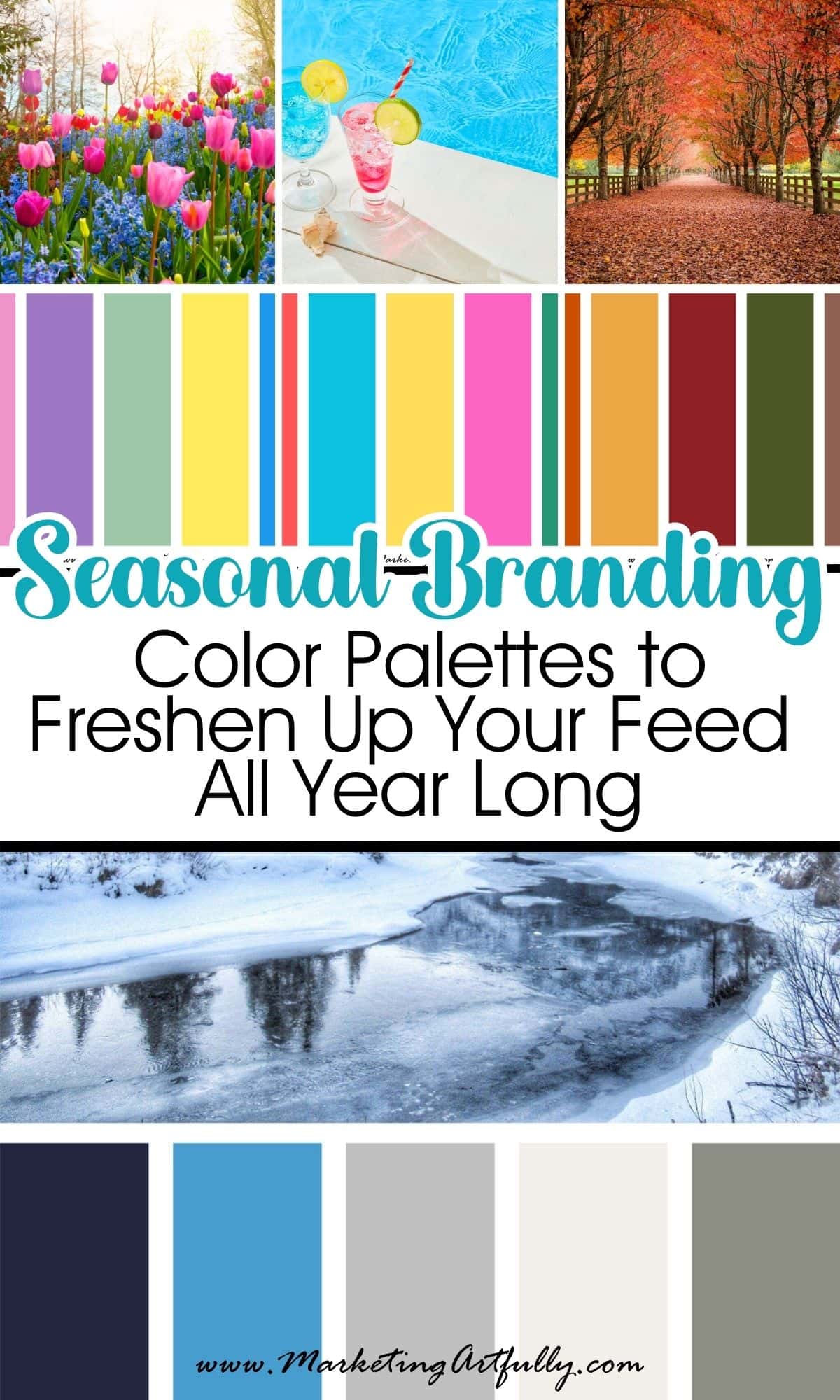 Seasonal Branding Color Palettes to Freshen Up Your Feed All Year Long
