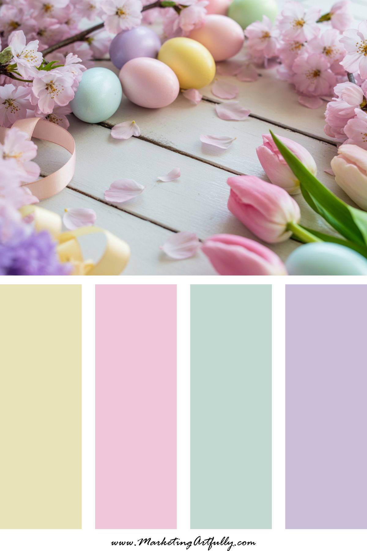 6. 🐣 Baby Blue + Pale Yellow + Cotton Candy Pink