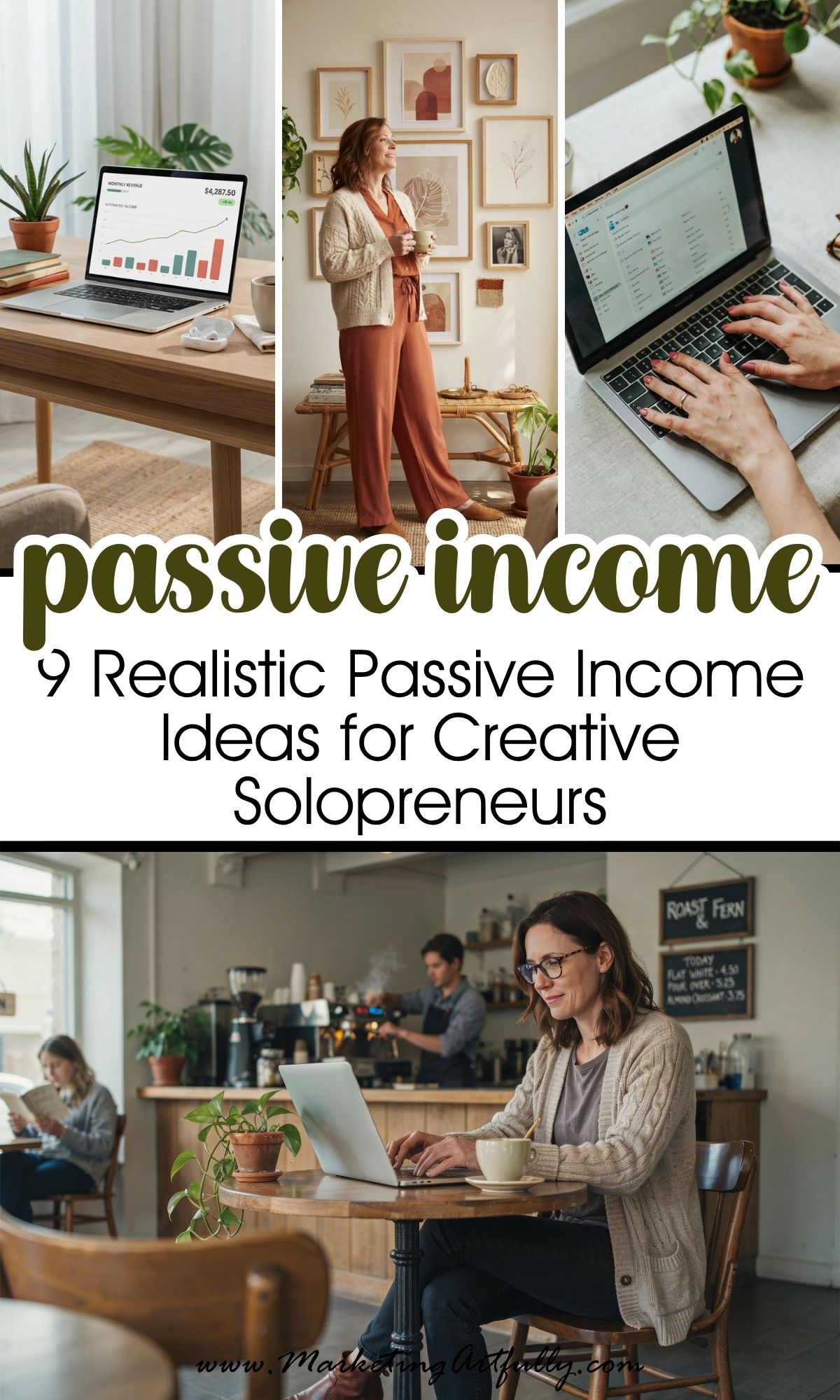 9 Realistic Passive Income Ideas for Creative Solopreneurs (No Get-Rich-Quick Nonsense)