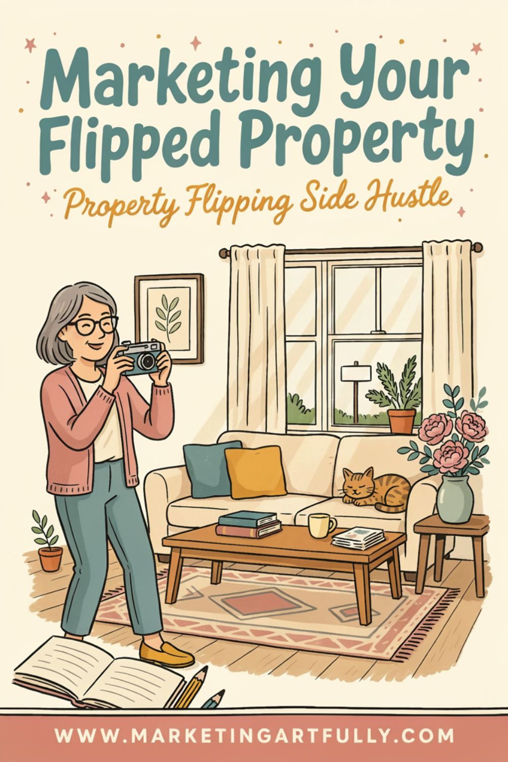 Marketing Your Flipped Property - This is where your creative marketing brain gets to shine! ✨ Start planning the listing before renovations wrap up. Identify your likely buyer and make design choices that appeal to them without getting too personal. Neutral colors, practical storage, and consistent finishes help buyers picture their furniture in the space, not yours.