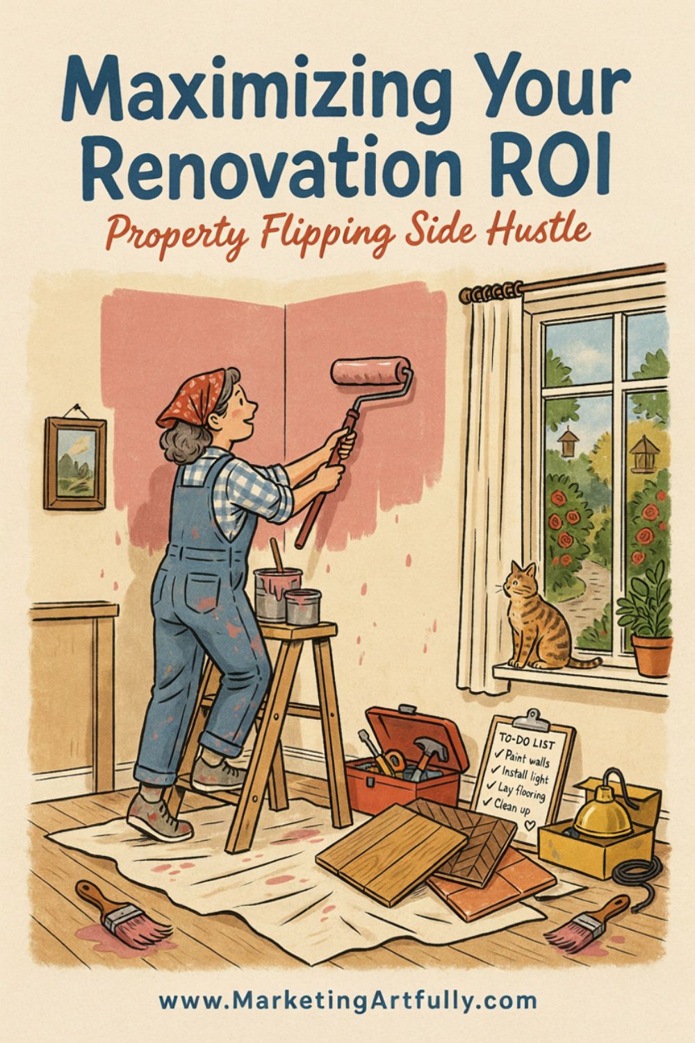 Maximizing Your Renovation ROI - I know, I know. You want to start with the fun stuff. But spend first on repairs that affect safety, financing eligibility, and buyer confidence. A leaking roof gets attention before a gorgeous accent wall, every time. Once the essentials are handled, focus on visible improvements that give you the most bang for your buck: fresh paint, durable flooring, updated lighting, and clean landscaping.